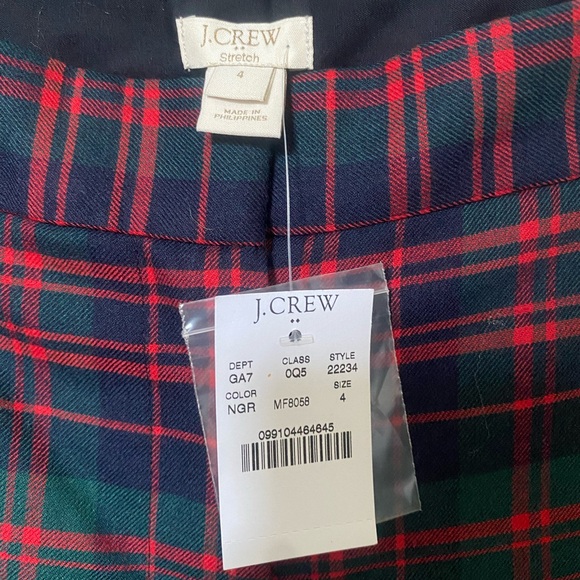J crew plaid pants - Picture 2 of 3
